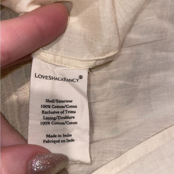 New! Love Shack Fancy Keelin Floral Lace Mini Dress in Shining Gemstone 🌺 Small - Picture 13 of 16